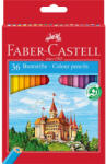 Faber-Castell Színes ceruza készlet hatszögletű kastélyos Faber-Castell 36klf. szín (FC120136) - web24