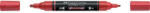 Faber-Castell Akril marker kétvégű MULTIMARK 296 Faber-Castell metál piros (FC185996) - web24