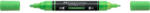 Faber-Castell Akril marker kétvégű MULTIMARK 257 Faber-Castell neon zöld (FC185957) - web24