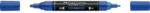 Faber-Castell Akril marker kétvégű MULTIMARK 120 Faber-Castell kék (FC185921) - web24