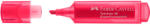 Faber-Castell Szövegkiemelő 1-5mm vágott hegyű Faber-Castell 46 fluoreszkáló piros (FC154621) - web24