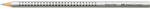 Faber-Castell Színes ceruza háromszögletű GRIP Faber-Castell metál ezüst (FC112482) - web24