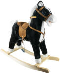 ROBENTOYS Calut balansoar, lemn + plus, negru, 78x28x68 cm (XL-217) Balansoar calut