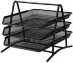 S-COOL Tavita documente MESH, 3 compartimente neagra - OFFISHOP (OF199)
