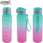 S-Cool Sticla apa 700 ml, motivationala, plastic, PINK GRADIENT, 25.10x6.9 cm - S-COOL (SC3103)