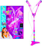 RobenToys Microfon dublu cu baterii si suport (HD-8842) Instrument muzical de jucarie