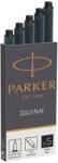 Parker 1x5ink cartridge Quink black (1950382)