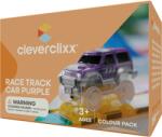Cleverclixx Pista de curse magnetică - Mașinuță mov - 1 buc (CLEVER_CC-1021)