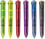 CARIOCA Pix cu 10 culori fluorescente, corp transparent color, CARIOCA (CA-42761)