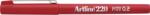 Artline Liner Artline 220, varf fetru 0.2mm - rosu (EK-220-RE) - forit