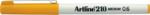 Artline Liner Artline 210, varf fetru 0.6mm - galben (EK-210-YE) - forit