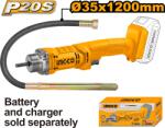 INGCO Vibrator Beton 20V Fara Acumulator si Incarcator (CCVLI202301)