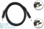 BlackBird HDMI 2K összekötő kábel 1m Apa-Apa - nagy felbontású kép- és hangátvitel, erős csatlakozók, megbízható jelminőség dokkolóhoz, monitorhoz és laptophoz, PC-hez