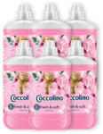 Coccolino Silk Lily öblítőkoncentrátum 6x1700 ml (408 mosás) + AJÁNDÉK mosókapszula
