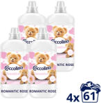 Coccolino Sensitive Romantic Rose öblítő 4x1403 ml (244 mosás) + AJÁNDÉK mosókapszula