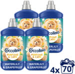 Coccolino Perfume & Care Waterlily & Grapefruit öblítő 4x1610 ml (280 mosás)