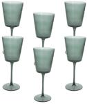 Tognana set de pahare cu picior pentru vin din sticlă colorată 370 ml 99KK-SLUZYU_67X (VO585X42488A) Pahar