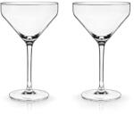 Viski set de pahare cu picior pentru cocktailuri din sticlă 270 ml 99KK-SLUZYB_TSP (V1083) Pahar