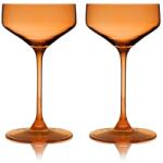 Viski set de pahare cu picior pentru cocktailuri din sticlă colorată 192 ml 99KK-SLUZYI_28X (V11373) Pahar