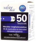 MÉRY Tesztcsík mery kék 50 db - plazapatika