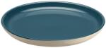 Emile henry (Франция) Керамична чиния emile henry dessert plate десертна - цвят синьо-зелен и екрю (eh 8915-b9)