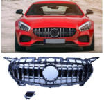 Mercedes Benz C190 AMG GT 2ajtós 2014-2017 króm - lakk fekete hűtőrács Panamerica AMG GT stílusban