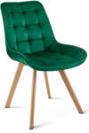  Scaun de masă SORIA VELVET, verde