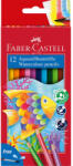 Faber-Castell Színes ceruza készlet hatszögletű akvarell + ecset Faber-Castell 12klf. szín (FC114413) - tintasziget