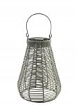 Mondex Sokke Grey Napelemes lampion 11, 5x21x29/41cm