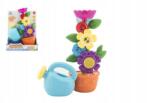 Teddies Kádcsiszoló virág alakú műanyag 24cm tapadókorongokon teáskannával dobozban 21x27x1 (TED00311924)