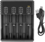TifanTEX Încărcător pentru 4 baterii 18650 Li-ion 3, 7V CH4 (3560E7) Incarcator baterii