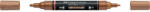 Faber-Castell Akril marker kétvégű MULTIMARK 252 Faber-Castell réz (FC185952) - officefirst