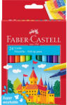 Faber-Castell Rostirón, filctoll készlet, kastélyos Faber-Castell 24 klf. szín (FC554202) - officefirst