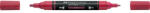 Faber-Castell Akril marker kétvégű MULTIMARK 433 Faber-Castell piros bogyó - suplix