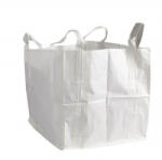  Zsák BIG-BAG 90x90x100 cm 1 tonna teherbírás alul zárt 4 füllel fehér