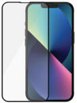 MBX Стъклен протектор за дисплей MBX 5D с цяло лепило, За iPhone 14 Pro (6.1), Черен (GLASS_iPhone 14 Pro)