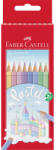 Faber-Castell Színes ceruza készlet hatszögletű kastélyos Faber-Castell 10klf. szín (68107) - irodaszerpiac