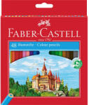 Faber-Castell Színes ceruza készlet hatszögletű kastélyos Faber-Castell 48klf. szín (68138) - irodaszerpiac
