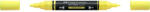 Faber-Castell Akril marker kétvégű MULTIMARK 256 Faber-Castell neon sárga (68289) - irodaszerpiac