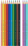 Faber-Castell Színes ceruza készlet hatszögletű UNIKORNIS + matrica Faber-Castell 10+3klf. szín (68113) - irodaszerpiac