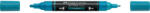 Faber-Castell Akril marker kétvégű MULTIMARK 313 Faber-Castell türkiz (68267) - irodaszerpiac