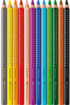 Faber-Castell Színes ceruza készlet háromszögletű GRIP Jumbo Faber-Castell 12klf. szín (68123) - irodaszerpiac