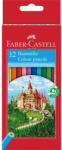 Faber-Castell Színes ceruza készlet hatszögletű kastélyos Faber-Castell 12klf. szín (68117) - irodaszerpiac