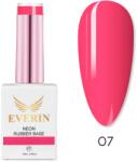 Everin Neon Rubber Base Everin 15ml 07 - Bază Rubber Roz Fuchsia Neon (NRYDJ-7)
