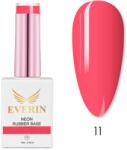 Everin Neon Rubber Base Everin 15ml 11 - Bază Rubber Roz Coral Neon (NRYDJ-11)