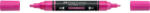 Faber-Castell Akril marker kétvégű MULTIMARK 125 Faber-Castell fukszia (FC185925) - iroda-ellatas