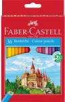 Faber-Castell Színes ceruza készlet hatszögletű kastélyos Faber-Castell 36klf. szín (FC120136) - iroda-ellatas