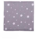Vaganza Flanel pelenka mintás 75x75cm - Szürke/Fehér Apró Csillag (722593)