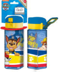  Biztonsági záras négyzet alakú kulacs, Paw/Mancs őrjárat (550 ml) (SK_2024_KT-LS30)