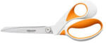 Fiskars Olló, általános, 23 cm, FISKARS "RazorEdge Softgrip", narancssárga-fehér (IF1070079)